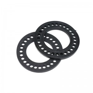 Super niddregsten Präis China Fasteners F436 DIN125A DIN127 Flat Washer / Fréijoer Washer Black Zink Finsh