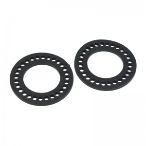 Customized Black Plastic TPE Gasket Washer Uban sa Flame Resistance Gihimo Pinaagi sa Injection Mould