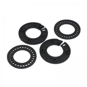 Customized Black Plastic TPE Gasket Washer Uban sa Flame Resistance Gihimo Pinaagi sa Injection Mould