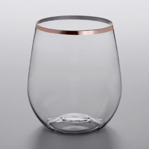 Custom Plastic Stemless Wine Glasses